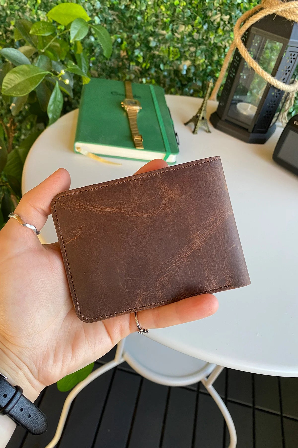 Tulipa - Genuine Leather Natural Wallet