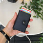 Medusa - Carbon Fiber Leather RFID Protection Pop-Up Mechanism Card Holder/Wallet