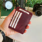 Zona - Genuine Leather Card Holder with ID Windon and Cash Compartment