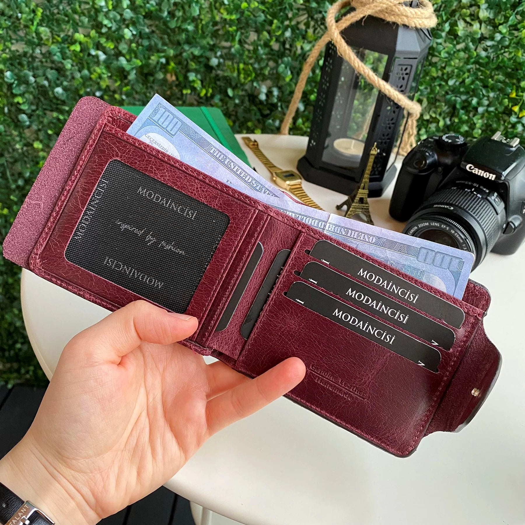 Malibu - Genuine Leather Snap Wallet