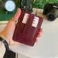 Zona - Genuine Leather Card Holder with ID Windon and Cash Compartment