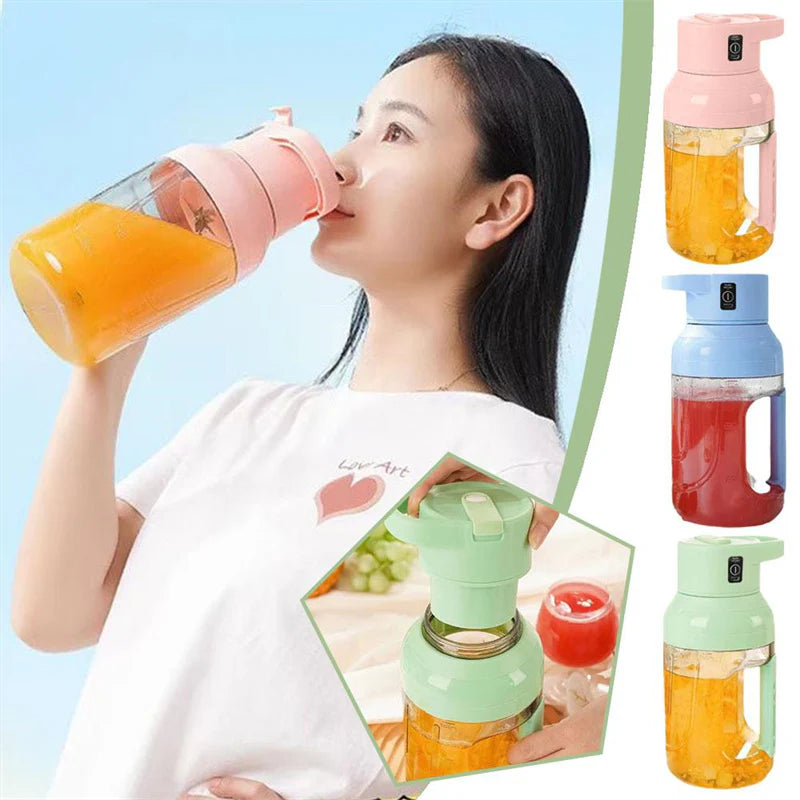 New Arrival Summer Electric Juicer Portable Large Capacity 1500Ml Juice USB Rechargeable Electric Portable Blender Kitchen Gadgets