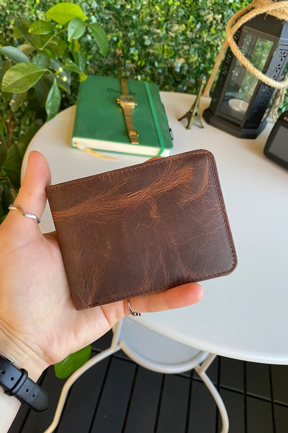 Tulipa - Genuine Leather Natural Wallet