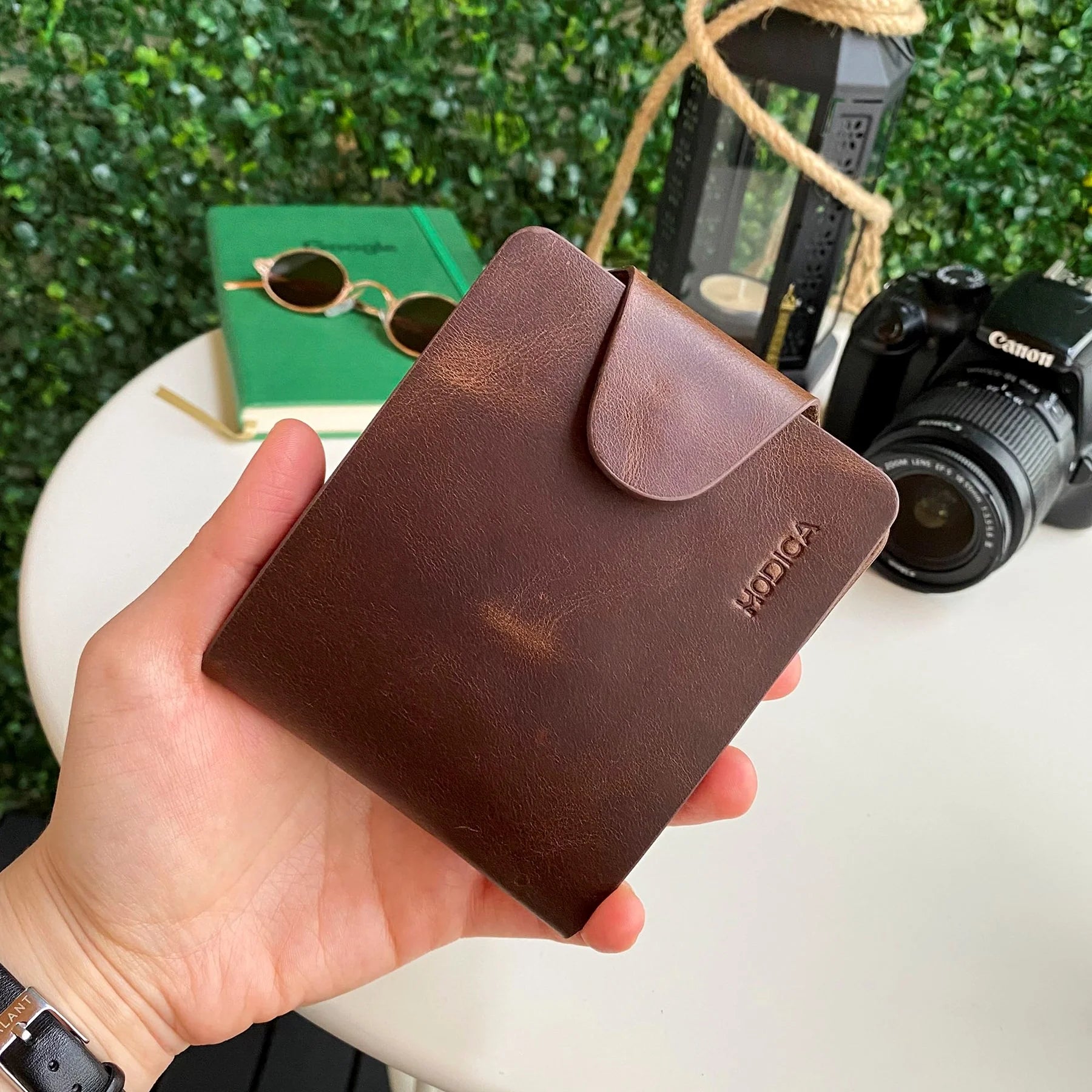 Malibu - Genuine Leather Snap Wallet