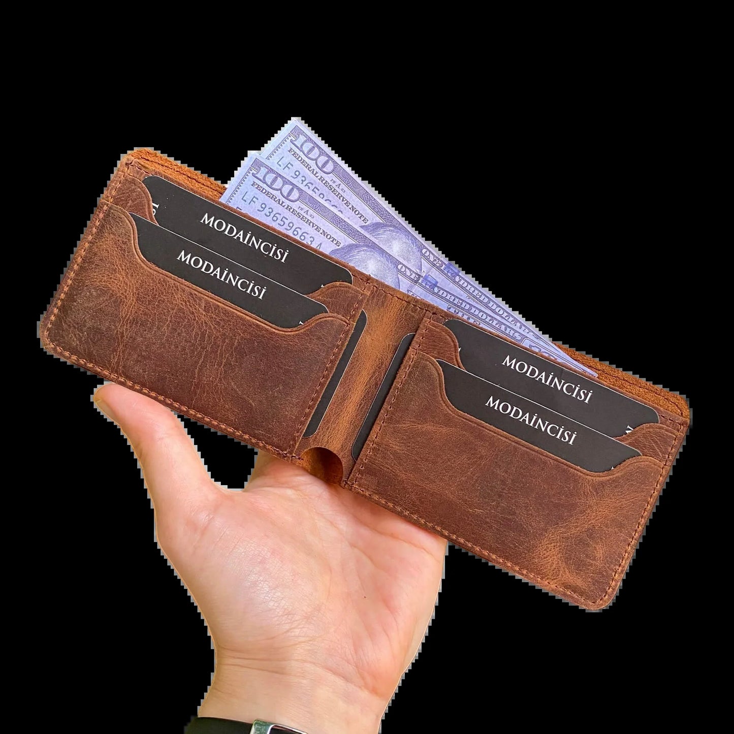 Tulipa - Genuine Leather Natural Wallet