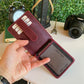 Zona - Genuine Leather Card Holder with ID Windon and Cash Compartment