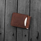 Hodica Larga - Genuine Leather Natural Money Clip Wallet